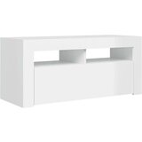 vidaXL TV ormarić s LED svjetlima visoki sjaj bijeli 90 x 35 x 40 cm | shoptok.hr