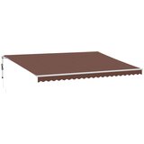 Tenda na automatsko uvlačenje s LED smeđa 500x350 cm | shoptok.hr