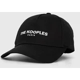 The Kooples Kapa s šiltom črna barva