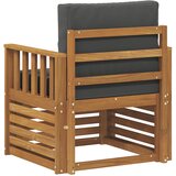  Set vanjskih sofa Čvrsto drvo akacije i poliester | shoptok.hr