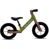 Balance Bike sa Gumama na naduvavanje 12" GALAXY COOPER zelena/braon - 540109 | Eponuda.com
