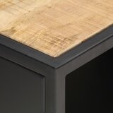 TV ormarić s izrezbarenim vratima 90x30x40 cm grubo drvo manga | shoptok.hr