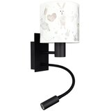 Brilagi LED fleksibilna lampa BOBO 1xE27/25W/230V + LED/3W crna/bela/zečići | Eponuda.com