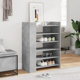 vidaXL Omarica za čevlje betonsko siva 74,5x37,5x100 cm inženirski les | Shoptok.si
