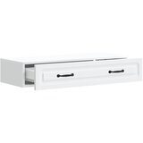 Stolna montirana na zid Bijela 87 5 x 34 5 x 17 cm - Bijela 87 5 cm Slike