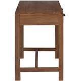  Stol s ladicama Prirodna Čvrsto teak drvo 80 x 50 x 75 cm | shoptok.hr