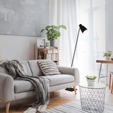 BRILO Podna lampa 1xE27 10 W crna | shoptok.hr