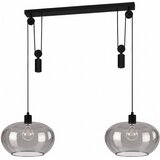 Brilagi LED Luster na sajli RETRO GLASS 2xE27/40W/230V crna/zadimljeno siva Cene
