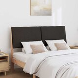 Tapecirani uzglavlje Crna 150 cm Čvrsto borovo drvo | shoptok.hr