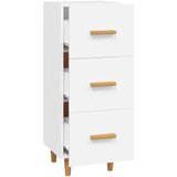  Komoda bijela 34,5 x 34 x 90 cm od konstruiranog drva | Eponuda.com
