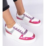 Gemre Pink women's sneakers with thick soles Dolla | Shoptok.si