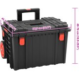  Prijenosni kovčeg crni 56,5x45,5x48 cm od PP-a | shoptok.hr