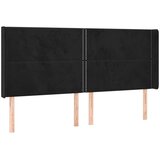 vidaXL Krevet box spring s madracem LED crni 180x200 cm baršun | shoptok.hr