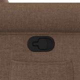 Naslonjač od tkanine smeđi | shoptok.hr