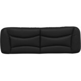  Jastuk za uzglavlje Hvar crni 152 cm od umjetne kože | shoptok.hr
