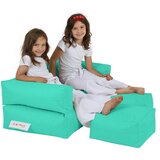 Atelier Del Sofa Kids Double Seat Pouf - Turquoise Turquoise Garden Bean Bag cene