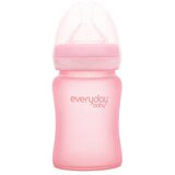 Everyday baby staklena bočica, 150ml Healthy+ , Roza | shoptok.hr