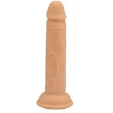 DILDO Loving Joy Silicone Flesh 13,5 cm - manjši, realističen, s sesalnim dnom