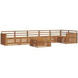 Set vanjskih sofa 7 kom. Prirodna | shoptok.hr
