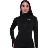 GymBeam ženska majica za trčanje 1/2 zip black