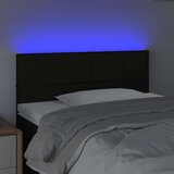  Uzglavlje crno 100x5x78/88 cm od tkanine | shoptok.hr