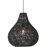QAZQA Retro viseča svetilka črna 45 cm - Lina Drop | Shoptok.si