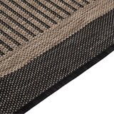 Vanjski tepih ravnog tkanja 100 x 200 cm tamnosmeđi | shoptok.hr