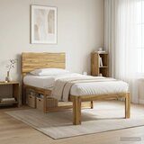  Krevet s uzglavljem ROSTOCK Bijela 90 x 190 cm | shoptok.hr