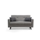 Atelier Del Sofa Dvosed na razvlačenje Polya, 151x86x75 cm, Svijetlosivi | Eponuda.ba