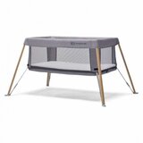 Kinderkraft prenosivi krevetac MOVI Grey&Wood | Eponuda.com
