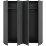MID.YOU Omara S Klasičnimi Vrati Darwin, Antracit | Shoptok.si
