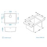 Alveus OMNI 30 BEŽ 550x450/198 mm | ePonuda.com