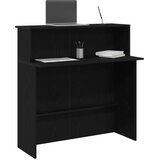 vidaXL Recepcijski stol crni 100x50x103,5 cm izrađeno drvo | shoptok.hr