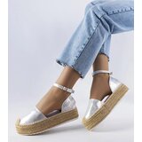 Gemre Silver platform espadrilles Clousson | Shoptok.si