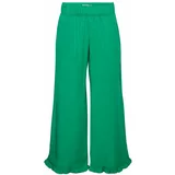 Vero Moda Girl Hlače iz tkanine 10283853 Zelena Wide Leg