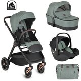 Cangaroo Kolica za bebe 3u1 Macan I-Size Zelena | ePonuda.com