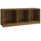 vidaXL TV omarica medeno rjava 104x33x41 cm trdna borovina | Shoptok.si