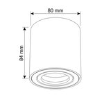 Brilagi Spot svetiljka MIA 1xGU10/30W/230V 84x80 mm bordo Slike