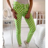 Gemre Green plaid fabric pants Bler | shoptok.hr