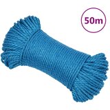  Radno uže plavo 8 mm 50 m od polipropilena | shoptok.hr