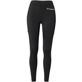 Hummel Sportske hlače 'RUN' svijetlosiva / crna