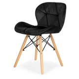  Trpezarijska stolica Freja - crna 25-KS009 | Eponuda.com