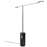 Trio Select Črna/v srebrni barvi LED stoječa svetilka (višina 145 cm) Fiore – | Shoptok.si