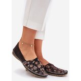 Maciejka Leather Patterned Ballet Flats | Shoptok.si
