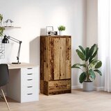  Ormar s ladicom staro drvo 55,5x34x119,5 cm konstruirano drvo | shoptok.hr