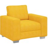 SOFA fotelja svijetložuta 100x77x82 cm korduro tkanina | Shoptok.si