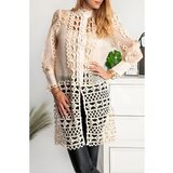 Fenzy Duga Poluprozirna Bluza S Čipkom Catllara, Krem Fenzy Duga Poluprozirna Bluza S Čipkom Catllara, Krem Slike