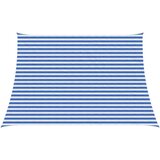  Jedrilica za sunčevu sjenu Plava i bijela 3 / 4 x 3 m HDPE - Plava i bijela 3/4 x 3 m | shoptok.hr