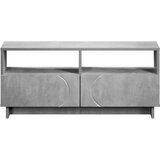  TV stalak 90 x 34.5 x 40 cm Betonska siva Konstruirano drvo - Betonska siva 90 x 34.5 x 40 cm | shoptok.hr