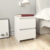 The Living Store Nočna omarica bela 30x30x40 cm iverna plošča - Omarica Za Ob Posteljo, (21433232) | Shoptok.si